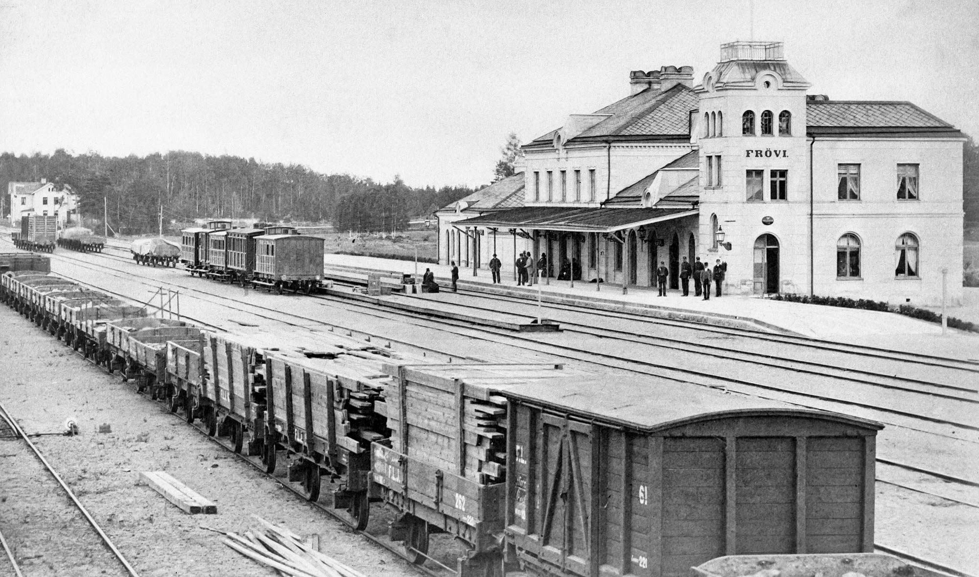 Bild: Stationen i Frövi 1874