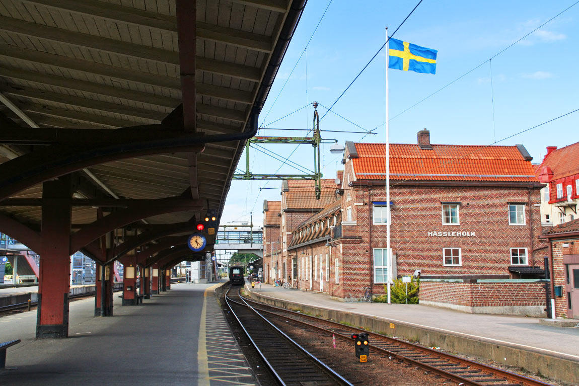 Bild: Stationshuset i Hässleholm