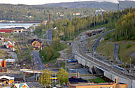 Bild: Botniabanan genom Örnsköldsvik