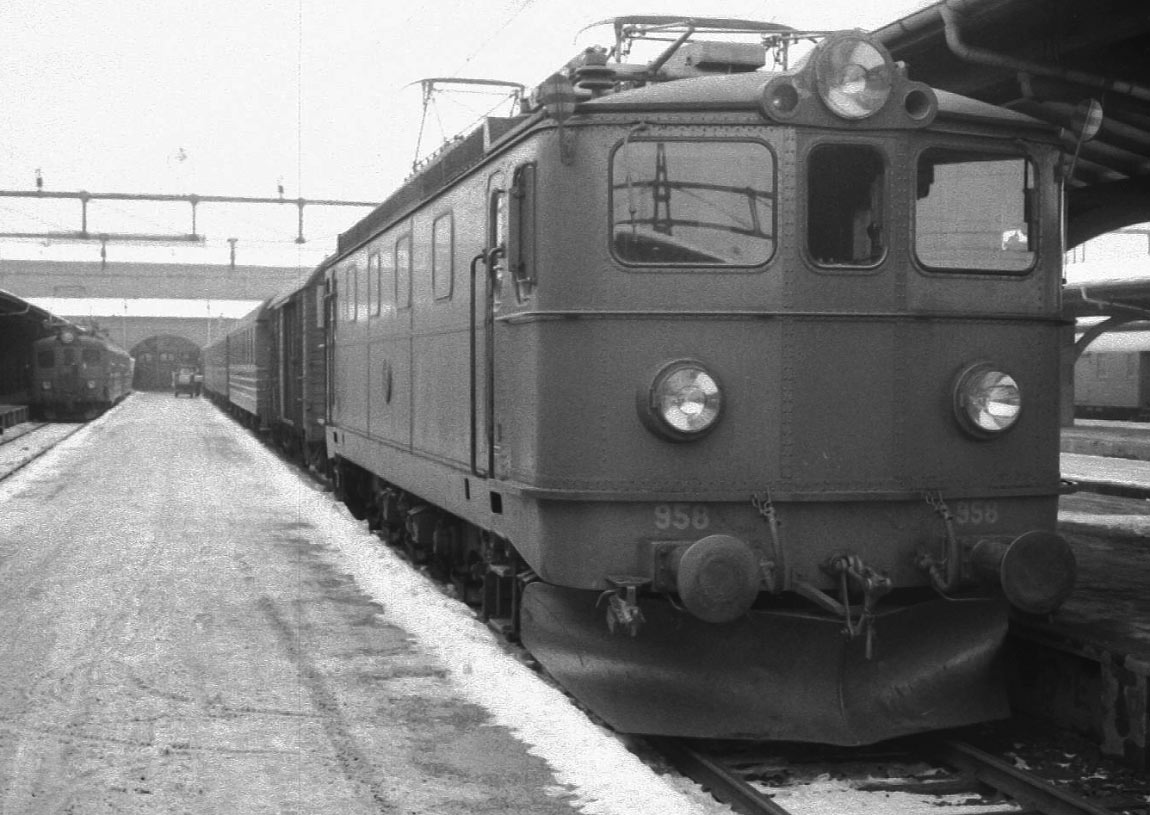 Bild: SJ Ma 958 i Göteborg på 1960-talet