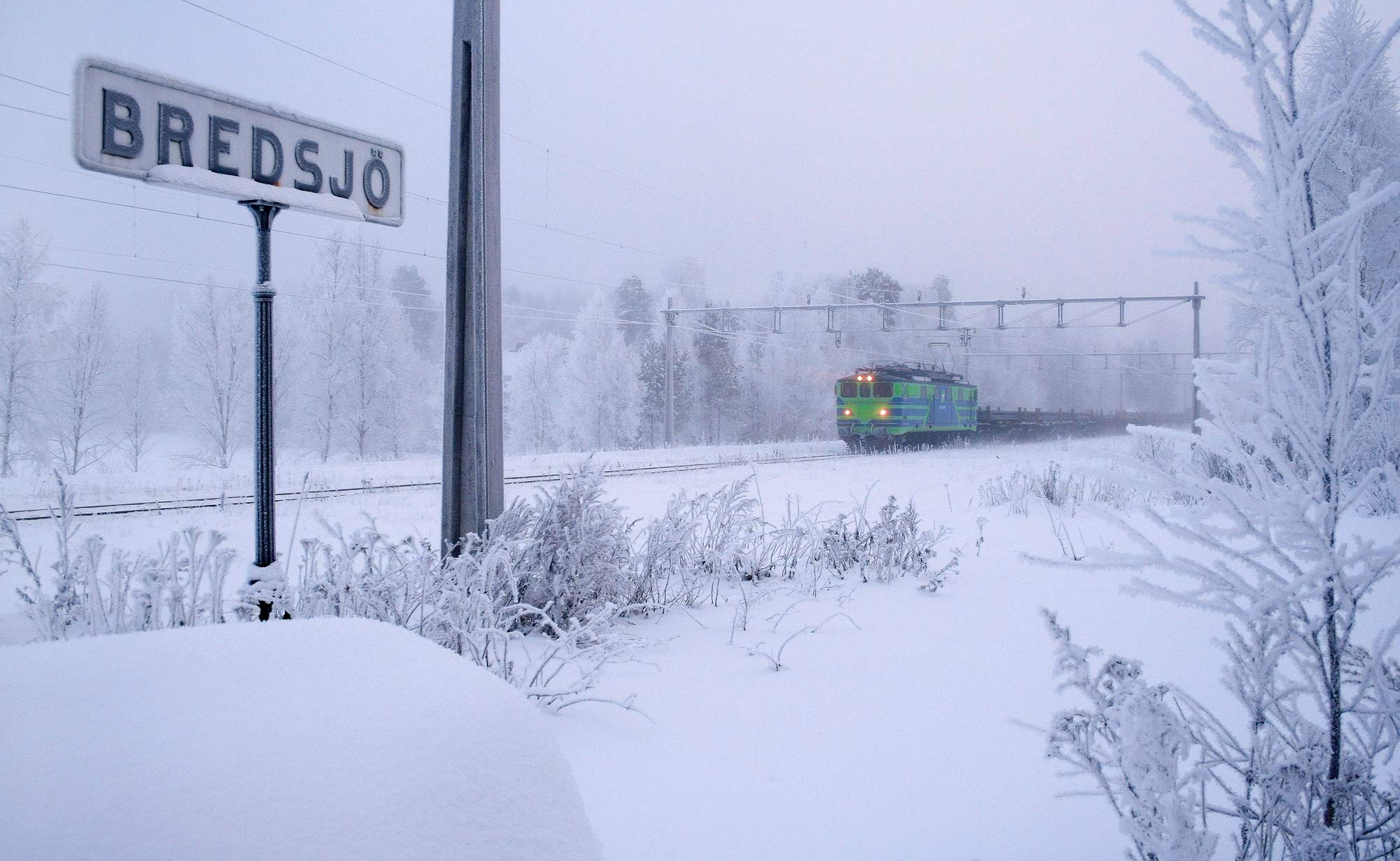 Bild: Tåg på Kristianstad godsbangård