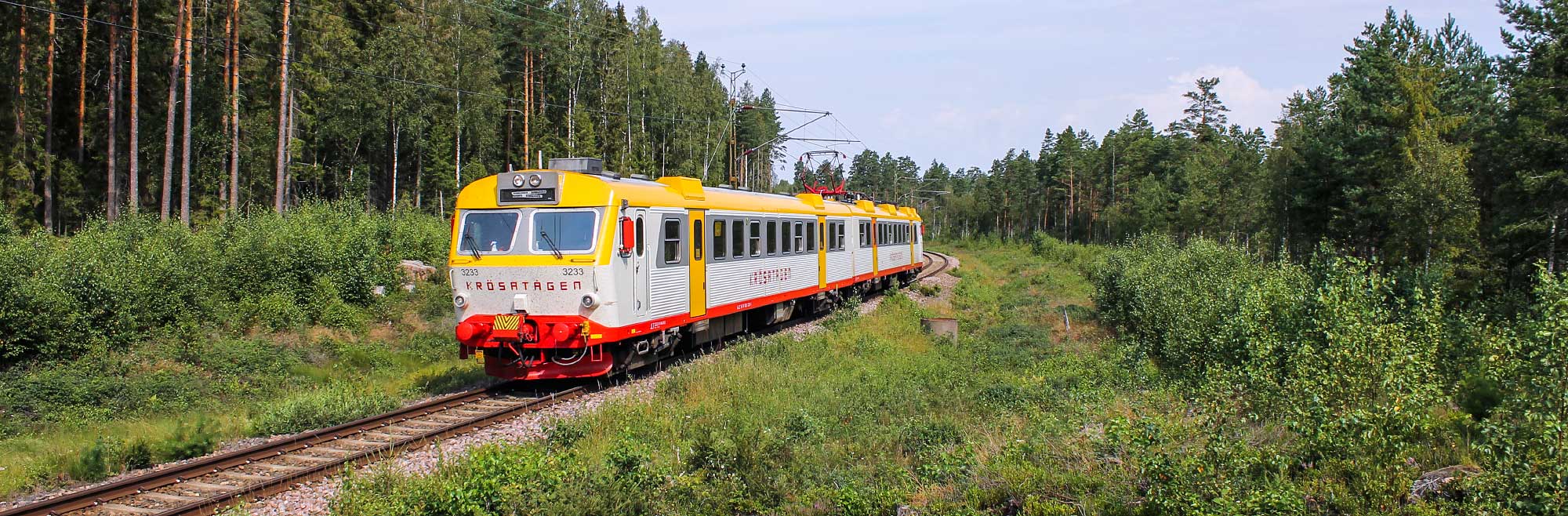 Krösatågen X14 3233 utanför Hallsberg 2019