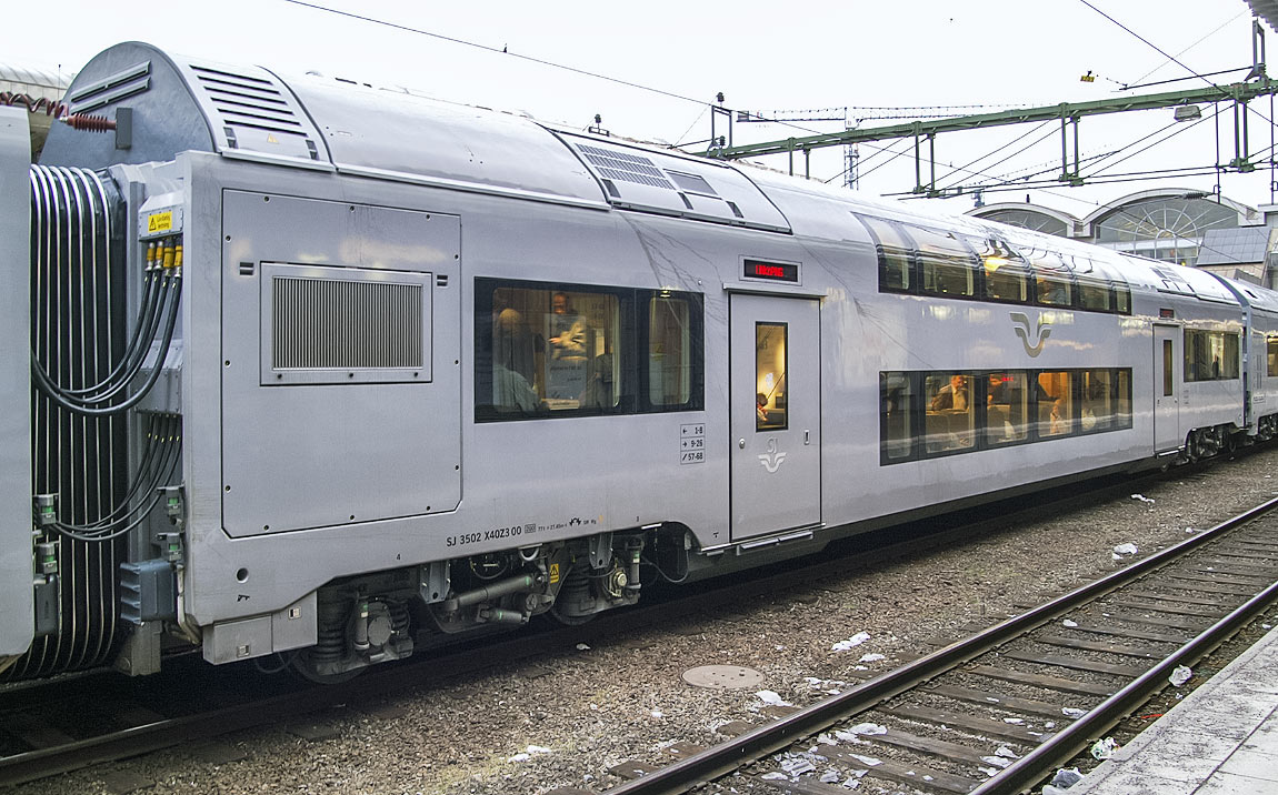 Bild: Mellanvagn X40Z3 3502 i Stockholm 2006