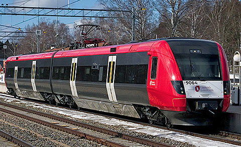 Bild: Upplands Lokaltrafik X52 9064 i Tierp 2006