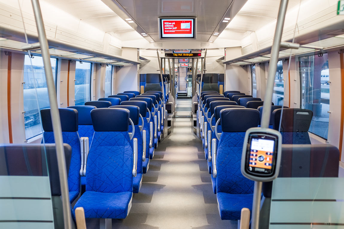 Interiör Västtrafik X61 61418 2013