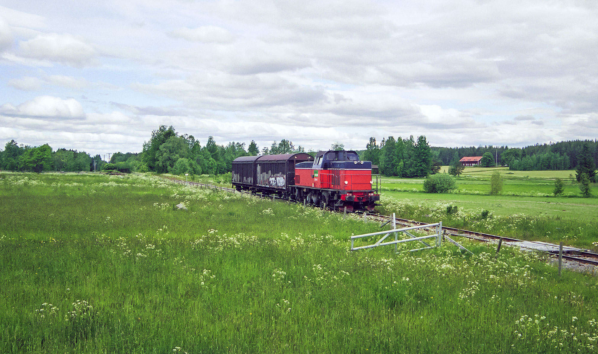 Bild: Vagnuttagning vid Freluga
