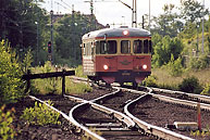 Bild:  Järnvägsmuséets Y6-rälsbuss