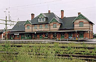 Bild: Stationshuset vid Fagersta C