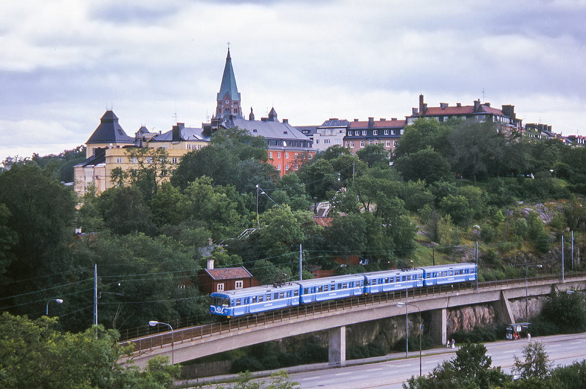 Bild: Tåg nedanför Åsöberget