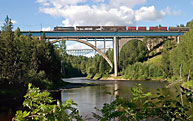 Bild: Tallbergsbroarna över Öre älv 2006