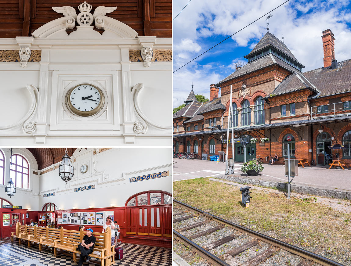 Bild: Collage från stationshuset Avesta Krylbo