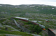 Bild: OBAS tåg vid Björnfjell