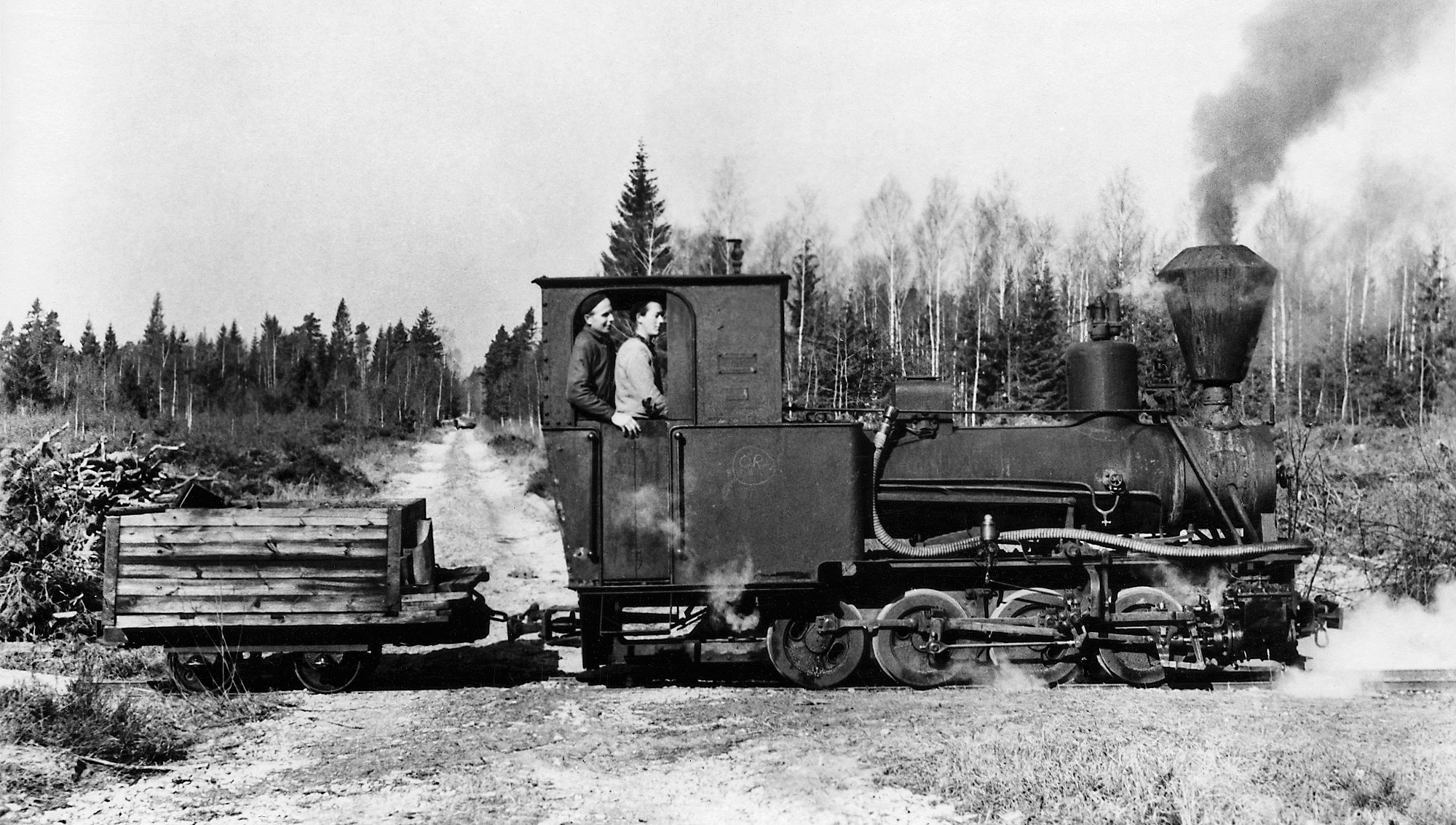 Bild: Domänverket Böda lok 1 Mormor 1959