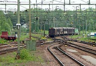 Bild: Godståg mot Karlstad lämnar Kil