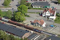Bild: T44 med godståg passerar Taberg