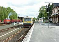 Bild: Godståg lämnar Hultsfred