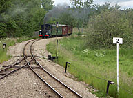 Bild: Tåg mot Läggesta vid Marielund