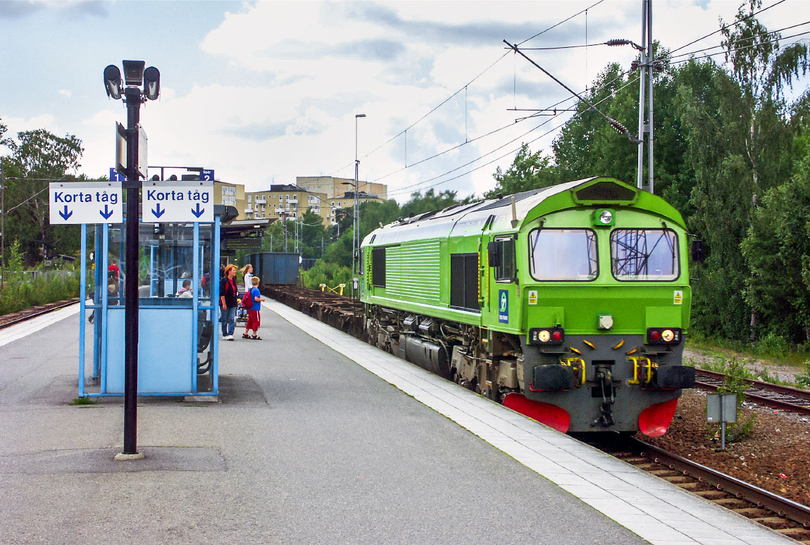 Godståg i Farsta