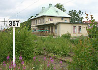 Bild: Stationshuset i Karlsborg