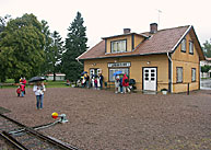 Bild: Stationshuset i Lundsbrunn