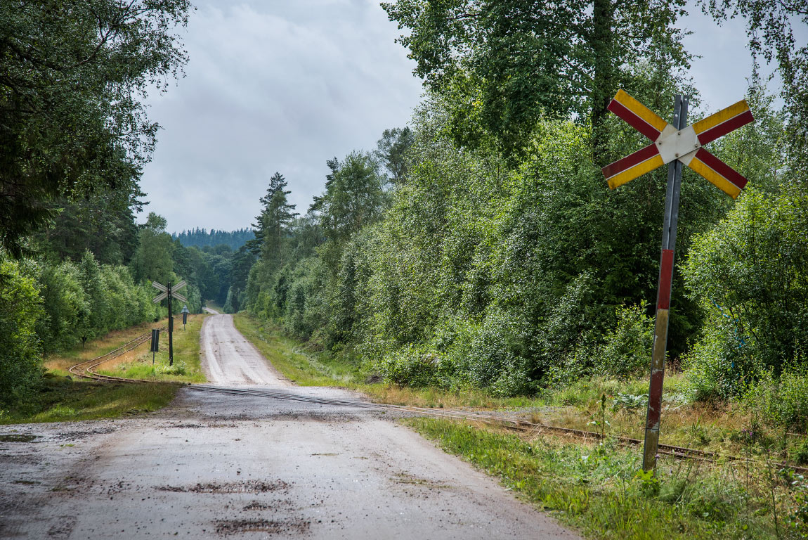 Bild: Vy från linjen vid Ekebohult 2015