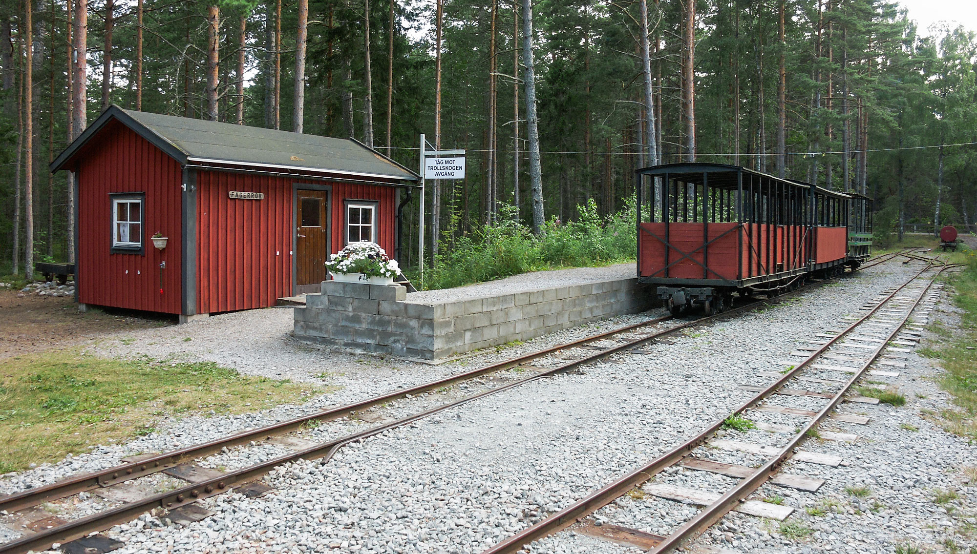 Bild: Stationen i Fagerrör 2009
