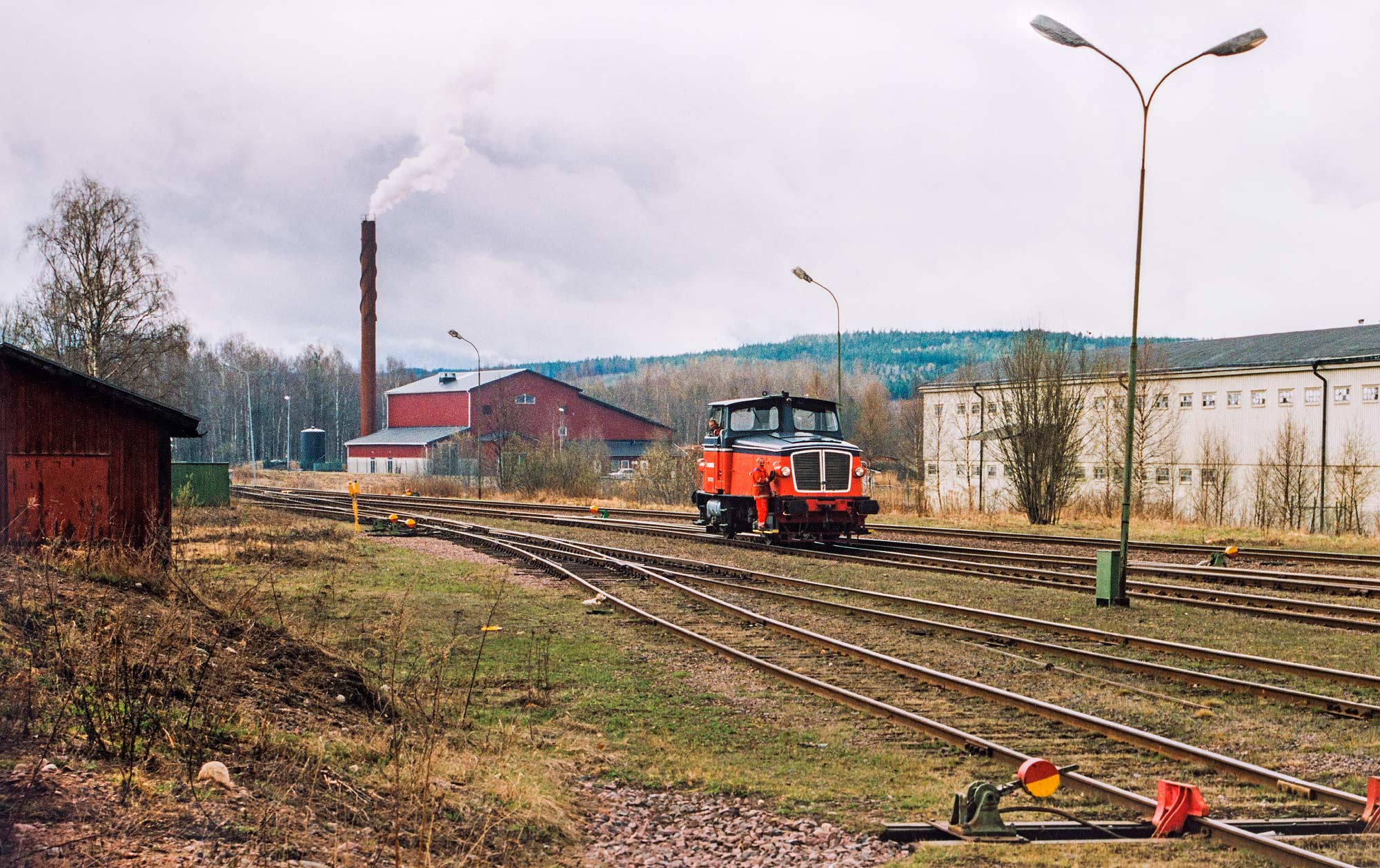 Bild: Tågab Z65 205 i Filipstad 2003