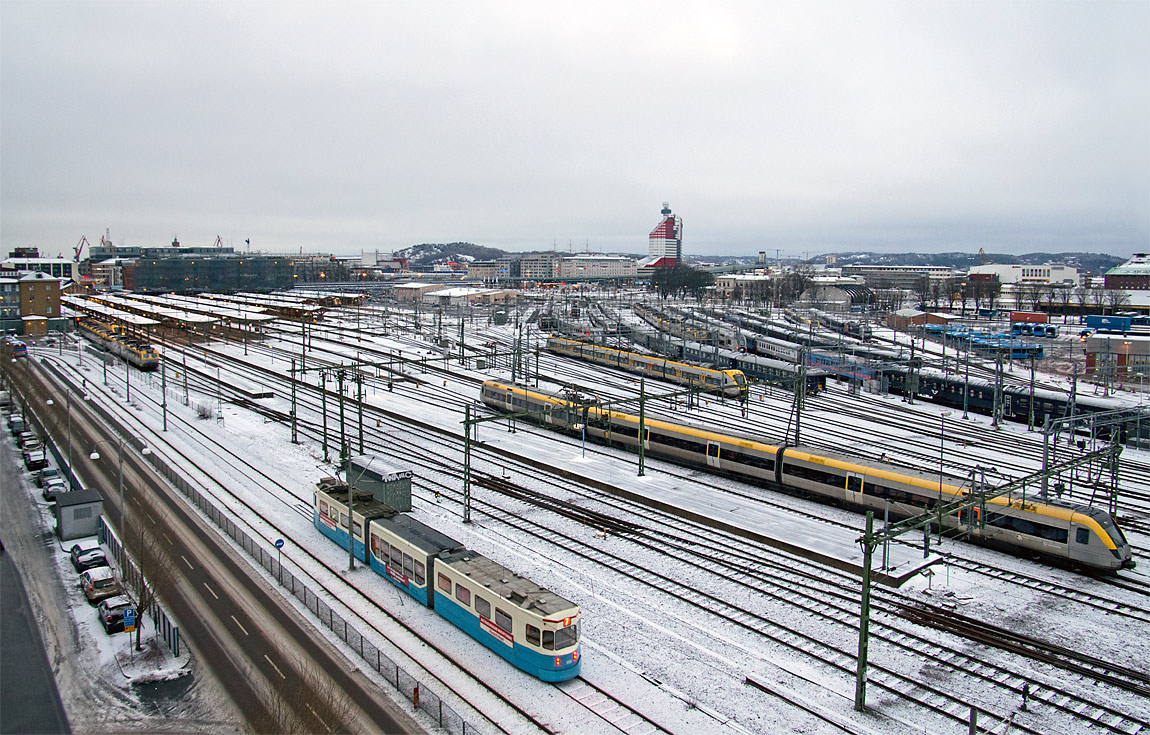 Vy över Göteborg C 2014. Foto Markus Tellerup.