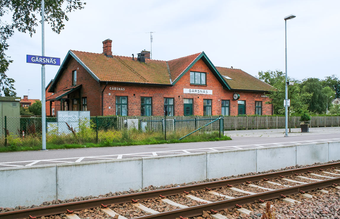 Bild: Stationshuset i Gärsnäs 2008