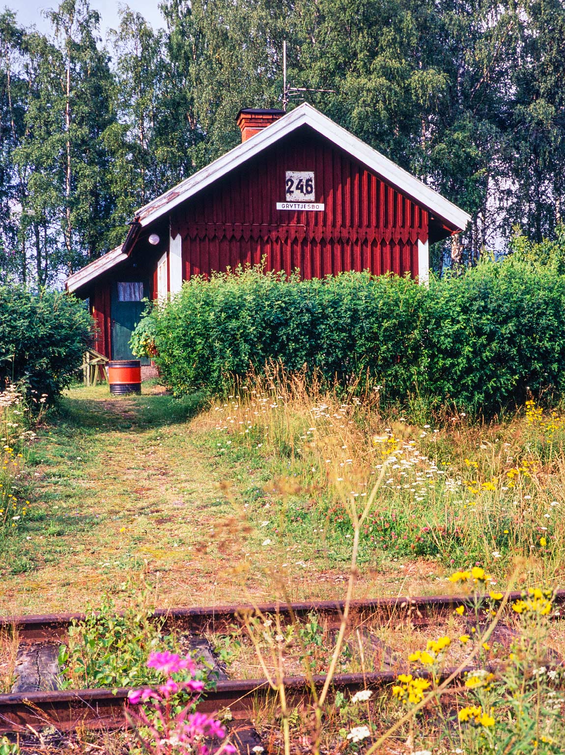 Bild: Banvaktsstugan i Gryttjesbo