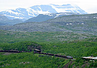 Bild: Malmtåg vid Haugfjell