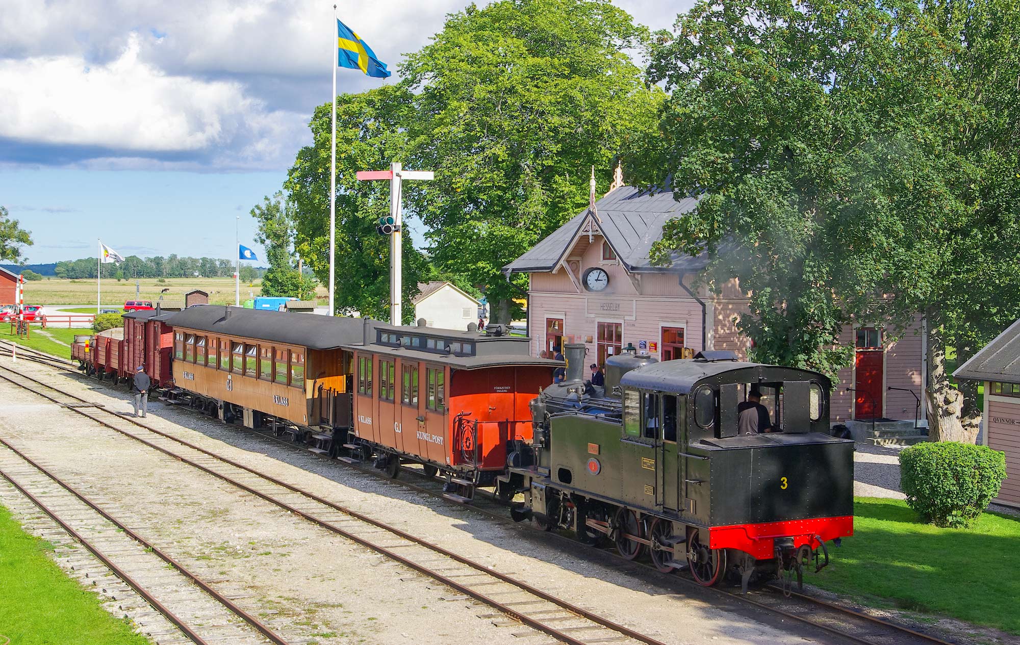 Bild: Stationen i Hesselby 2008