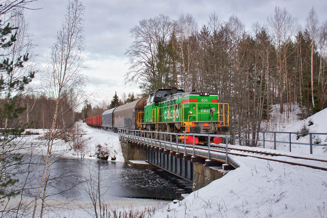 Bild: Godståg mellan Mariannelund och Ingatorp 2023