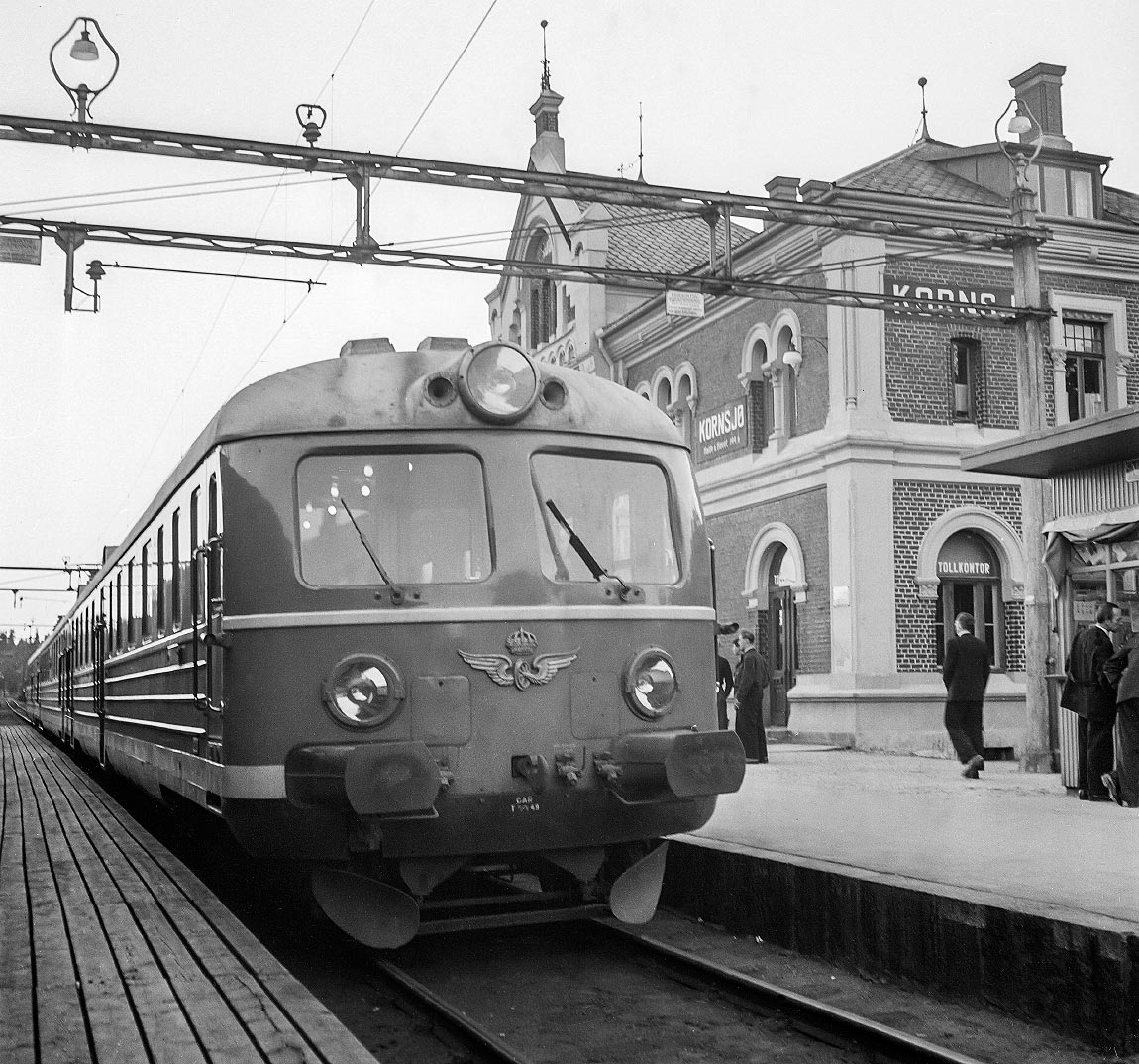 Bild: Skandiapilen Oslo-Köpenhamn i Kornsjö 1949