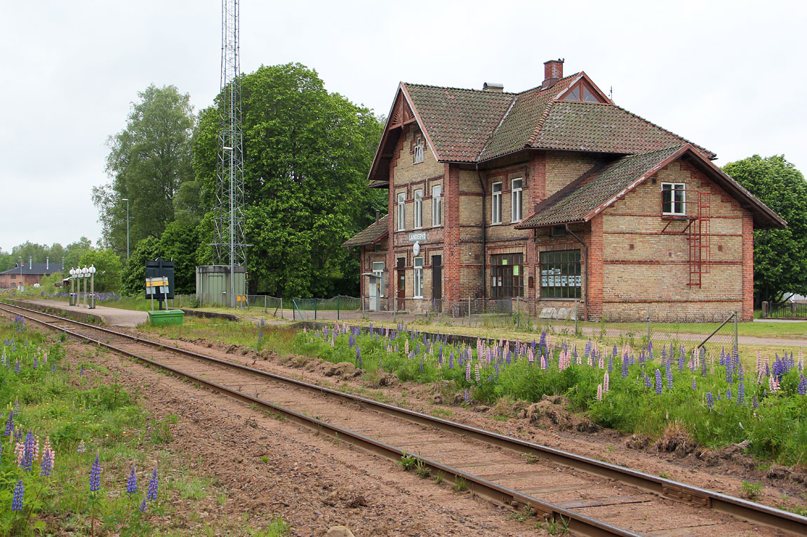 Stationen i Landeryd 2015. Foto Christian Tellerup.