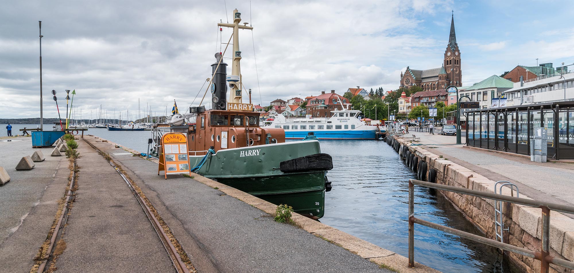 Bild: Hamnspår i Lysekil 2015