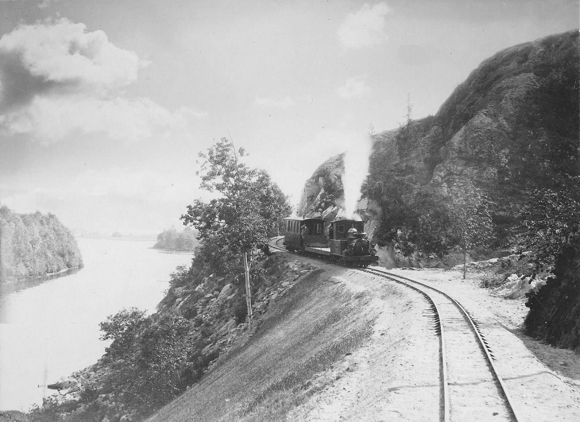 Bild: Ångtåg på Munkedals Järnväg