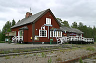 Bild: Stationshuset i Moskosel