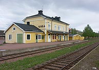 Bild: Stationshuset i Orsa juni 2005