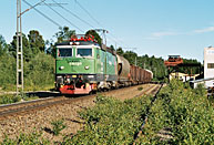 Bild: Green Cargo Rc4 med tåg vid Ursviken 2005