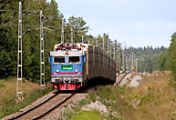 Bild: Godståg vid Villanäs 2006
