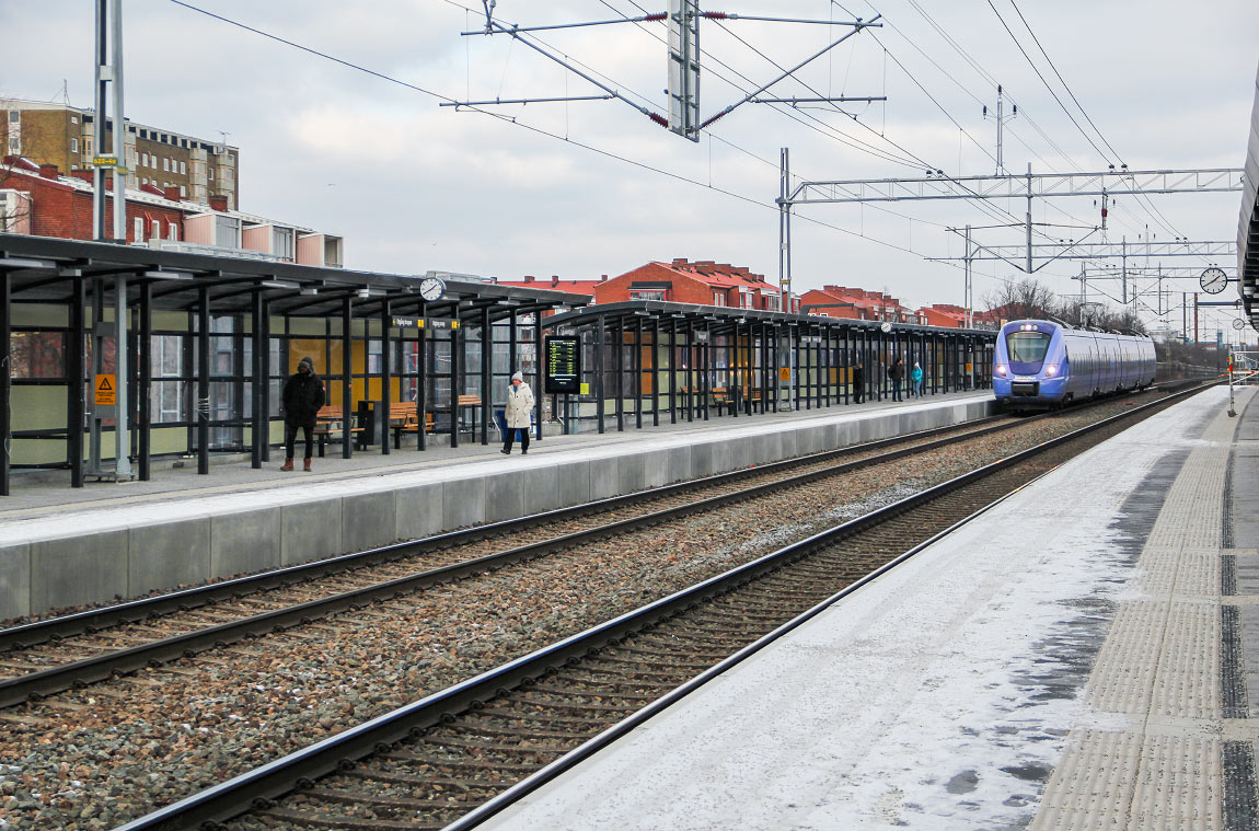 Hållplatsen Rosengård i Malmö 2019
