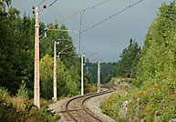 Bild: Bergslagsbanan vid Sirsjöberget