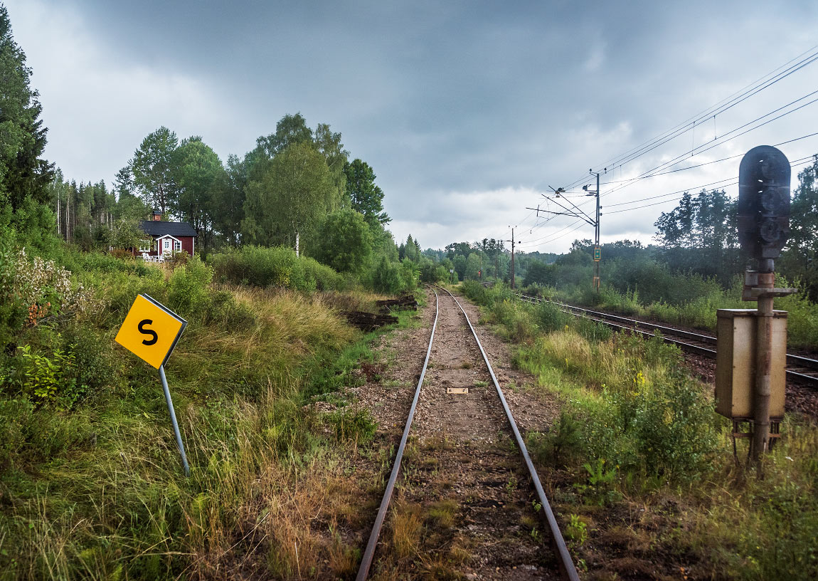 Bild: I Snyten ansluter Godsstråket genom Bergslagen (Mjölby-Storvik)