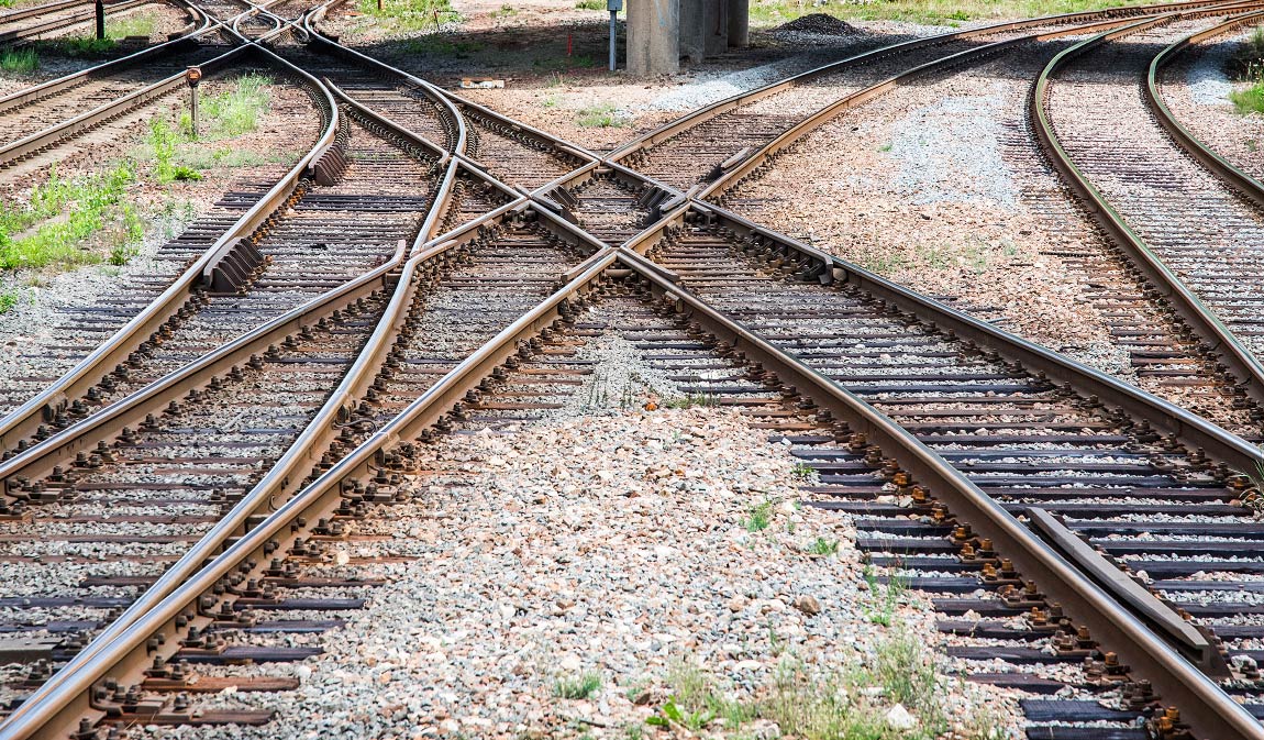 Bild: Spårkors och växlar