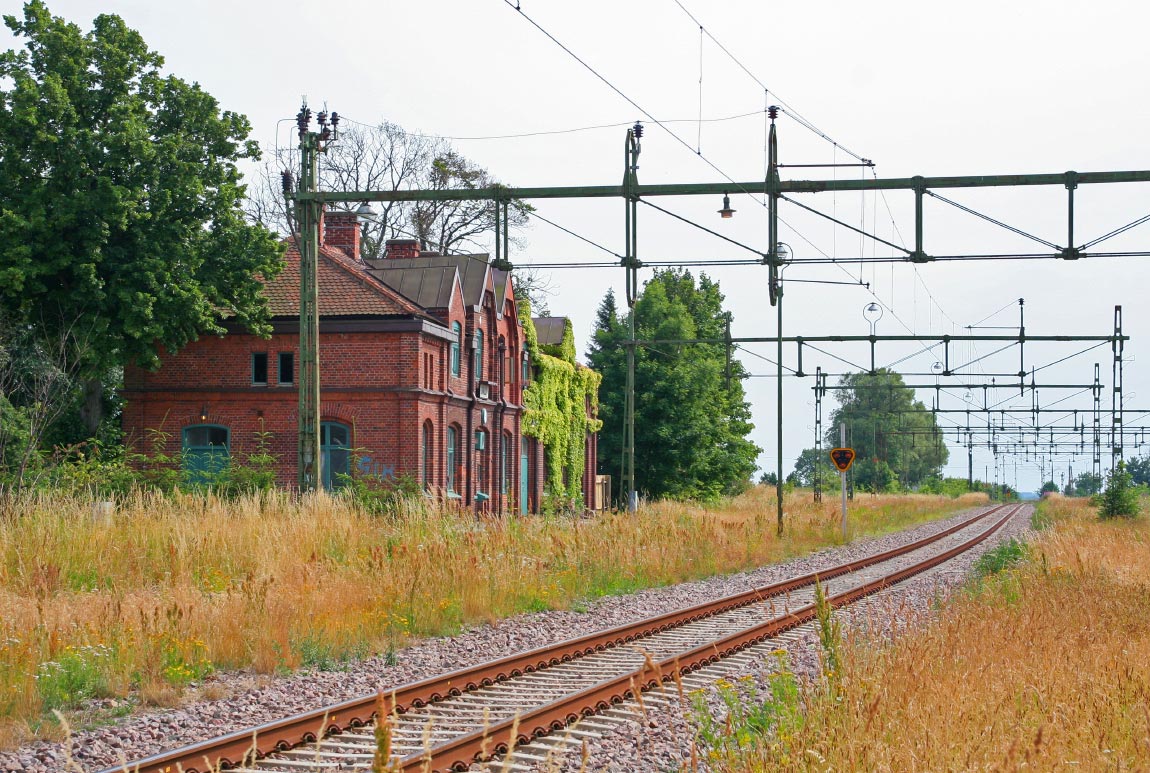 Bild: Den f d stationen i Svalöv 2005