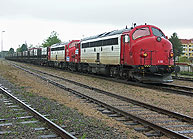 Bild: TMY 1122+1134 med godståg i Sveg maj 2005