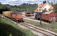 Bild: Timmertåg passerar Ådalsliden