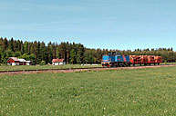 Bild: Godståg söder om Vimmerby