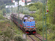 Bild: Tåg från Volvo Torslandaverken